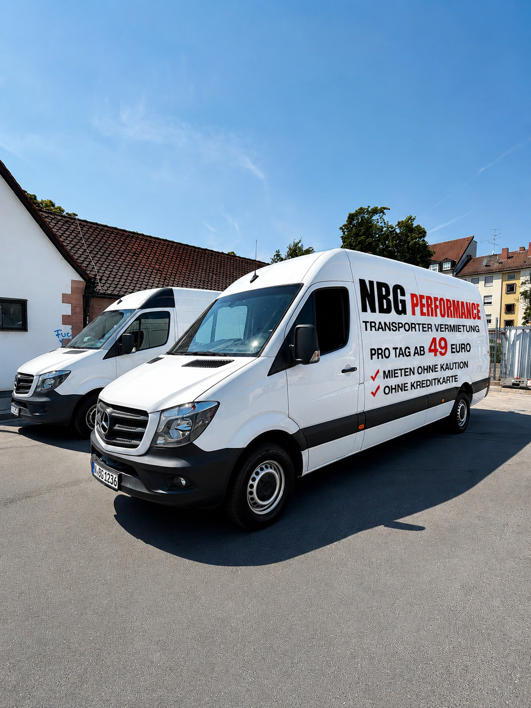 NBG Performance Sprinter Flotte in Nürnberg